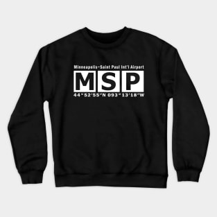 MSP Airport, Minneapolis−Saint Paul International Airport Crewneck Sweatshirt